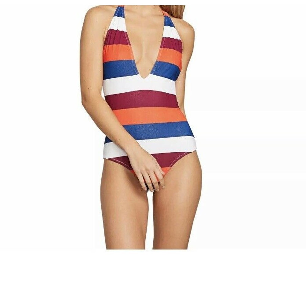 Volcom Women's Stripe Search One Piece Swimsuit,